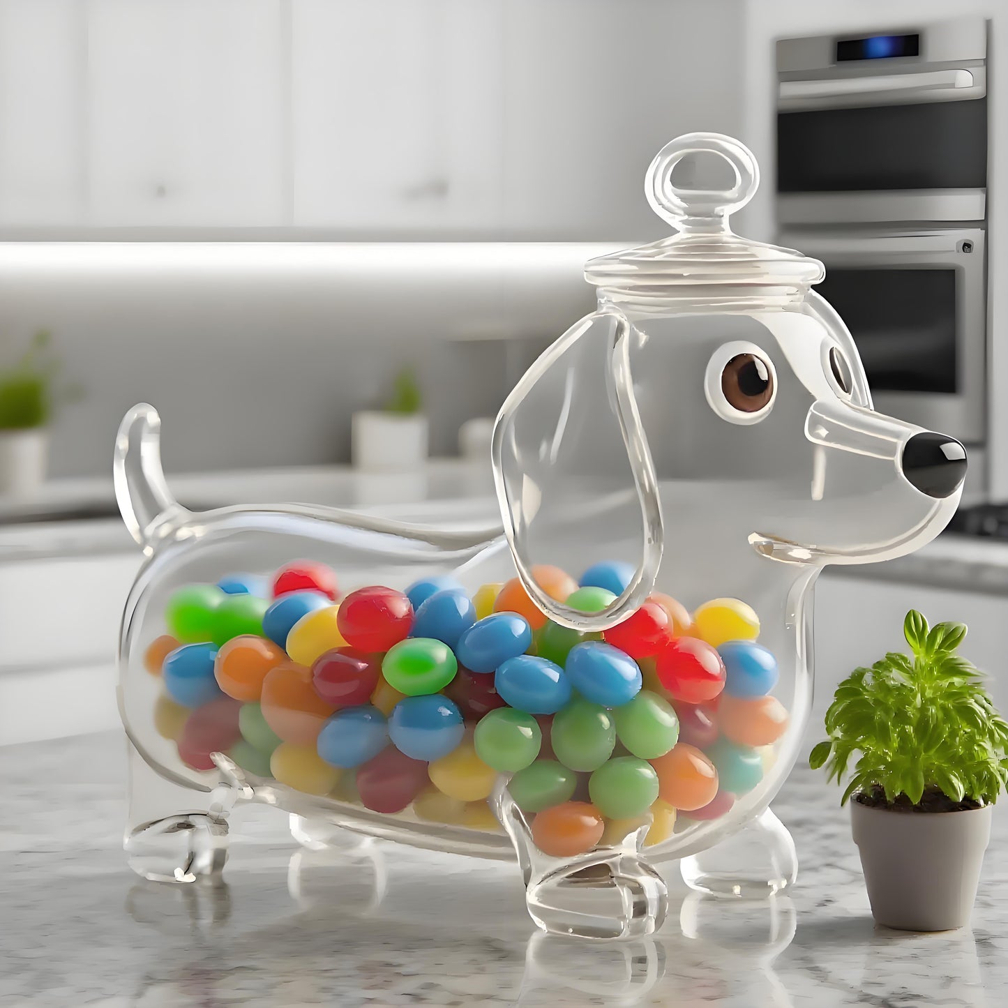 🐕 Sklenice na bonbóny Chihuahua-Originální dárek pro milovníky pejsků