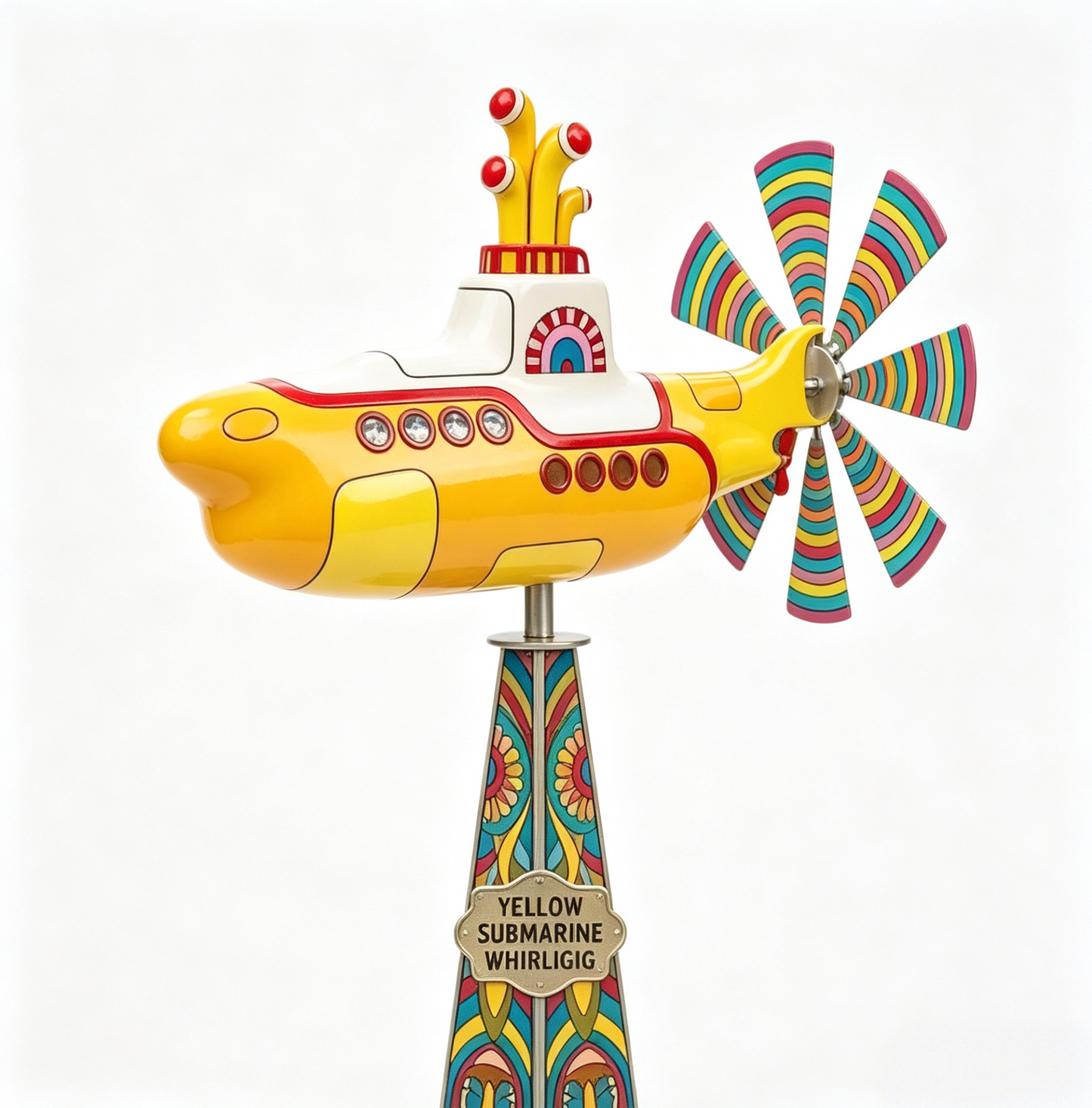 Elthivo Submarine Wind Spinner – retro dekorace, která oživí vaši zahradu