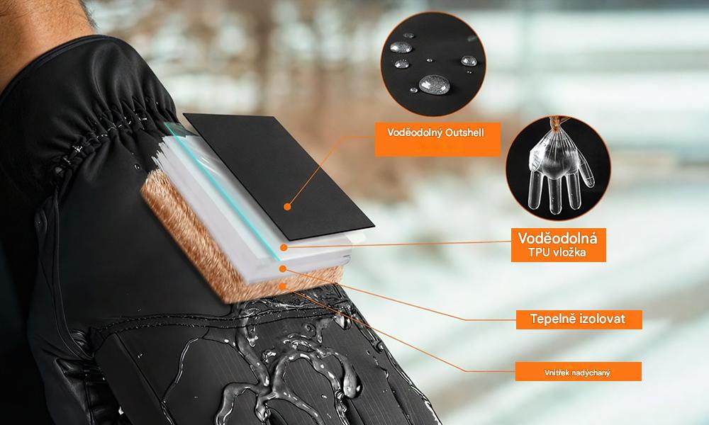 Praktické zimní rukavice – teplé, voděodolné a dotykové(Univerzální pro muže a ženy)-✨Druhá položka za polovinu ceny ✨