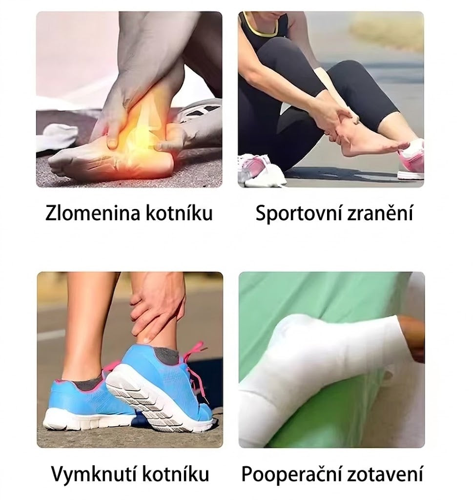 Vyhřívaná masážní ortéza na kotník – úleva, pohodlí a podpora každý den