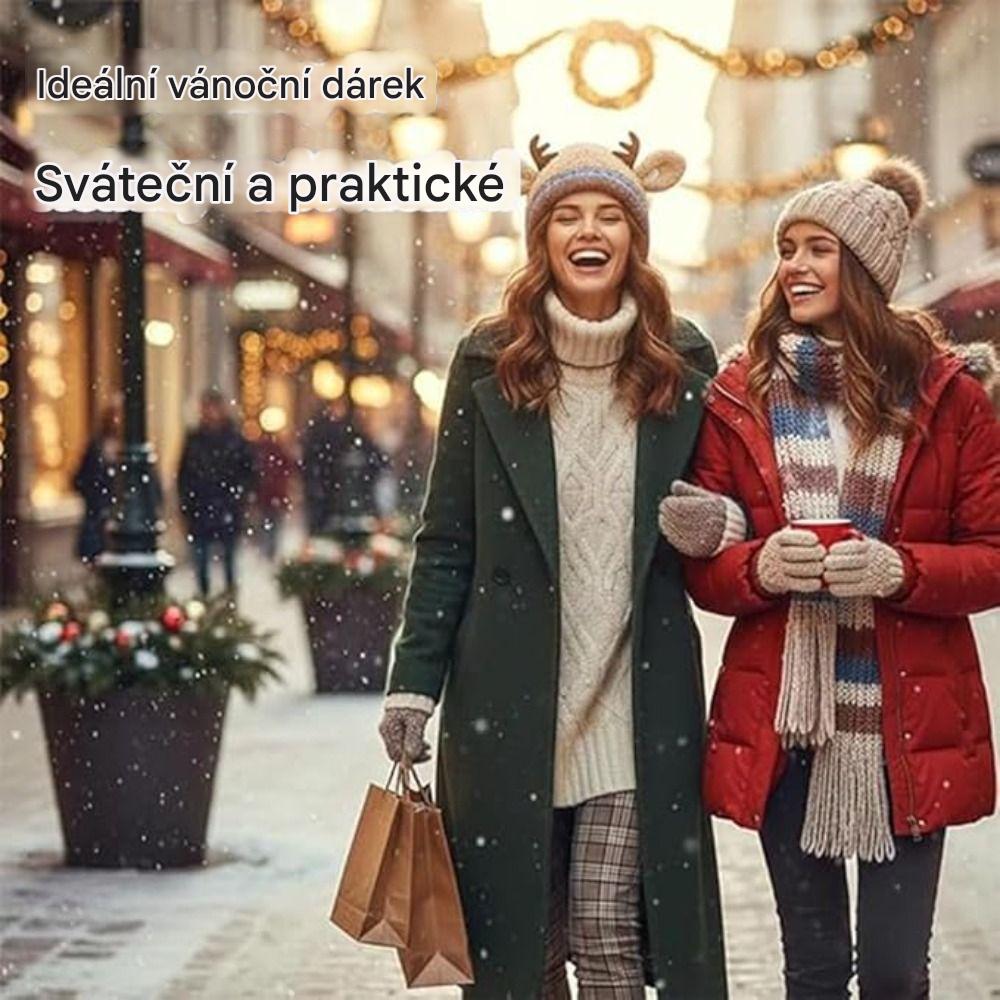 Teplý vánoční dárek na celou zimu – roztomilá čepice s jelenem, která doprovází děti při každém radostném výletu