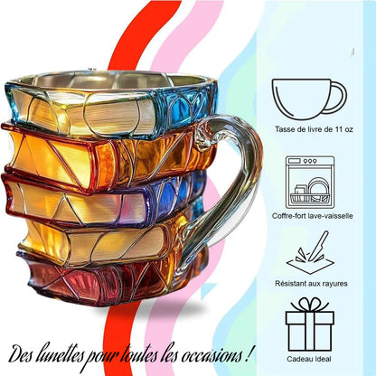 🔥2025 Ručně malovaný hrnek na knihu 【Perfektní dárek pro každého milovníka čtení】