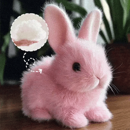 Hvězda francouzských domácností 🐰 Plyšová hračka BunnyBuddy™🎀 od Elthivo, realistická a roztomilá, přináší dětem radost.