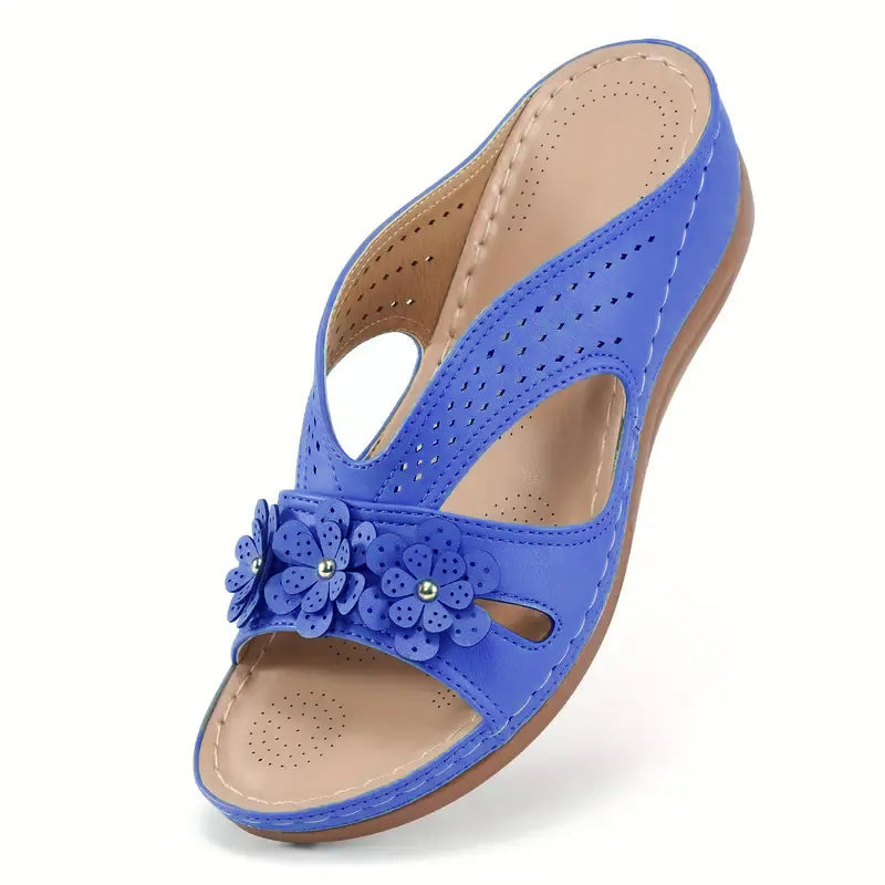 Elthivo dámské bezbolestné pohodlné ortopedické kožené sandály