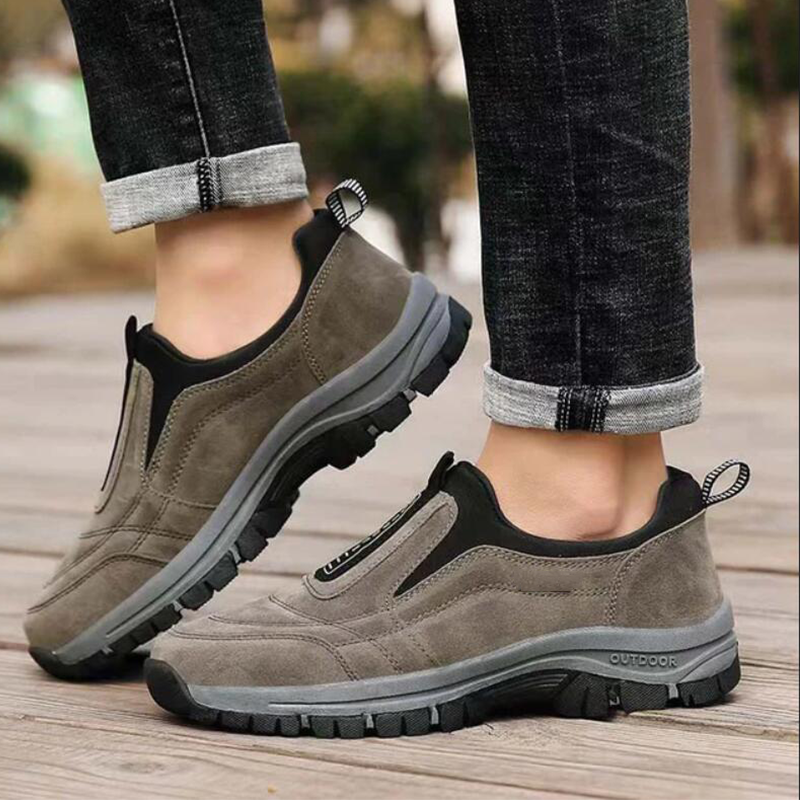 Voděodolné a pohodlné ortopedické boty pro muže vhodné na chůzi a turistiku