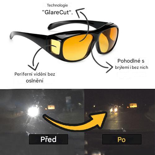 Elthivo NightGlo – brýle proti oslnění pro noční řízení 🌙, které chrání před oslněním LED světel 💡 a zajišťují bezpečnější jízdu v noci 🚗
