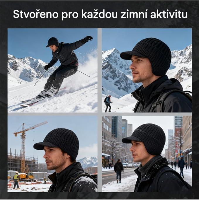 Jediná zimní čepice, kterou v zimě potřebujete k udržení tepla.