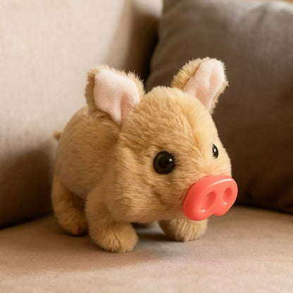 Roztomilé plyšové selátko — terapeutický společník pro radost a klid v každém věku