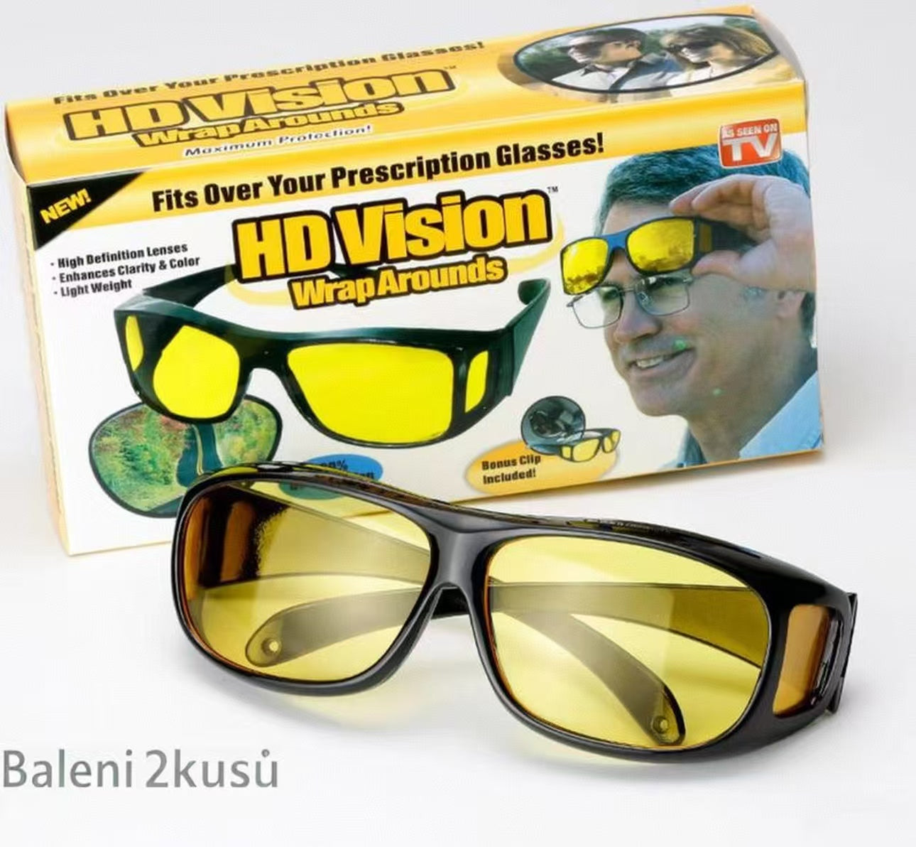 Elthivo NightGlo – brýle proti oslnění pro noční řízení 🌙, které chrání před oslněním LED světel 💡 a zajišťují bezpečnější jízdu v noci 🚗