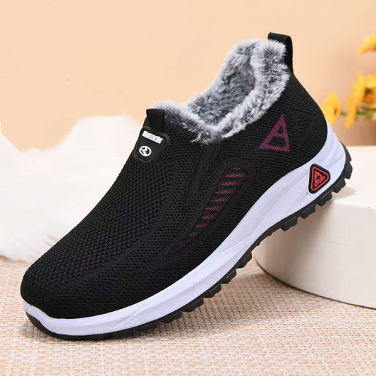 Dámské zimní zateplené boty pro seniorky Teplé, lehké a pohodlné · Bez studených nohou v zimě