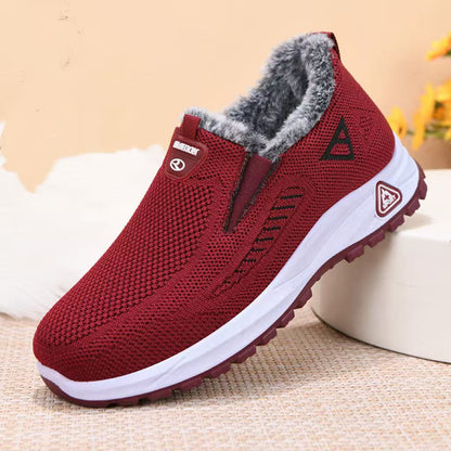 Dámské zimní zateplené boty pro seniorky Teplé, lehké a pohodlné · Bez studených nohou v zimě