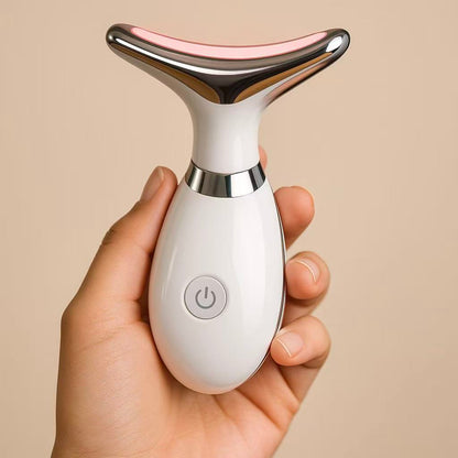 Tvarovací přístroj s červeným světlem pro obličej, krk a paže – navržený pro pokožku starších žen, pro hladší a pevnější kontury pleti