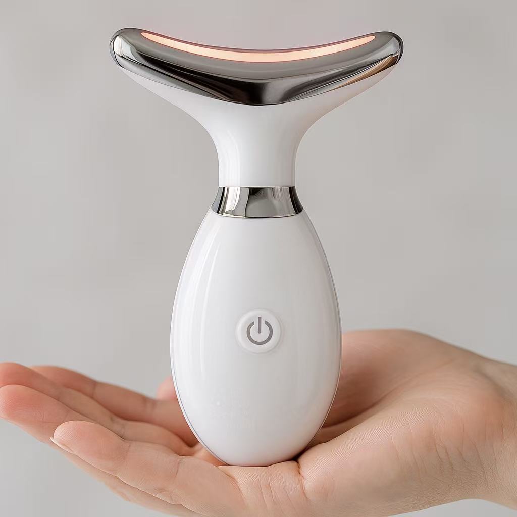 Tvarovací přístroj s červeným světlem pro obličej, krk a paže – navržený pro pokožku starších žen, pro hladší a pevnější kontury pleti