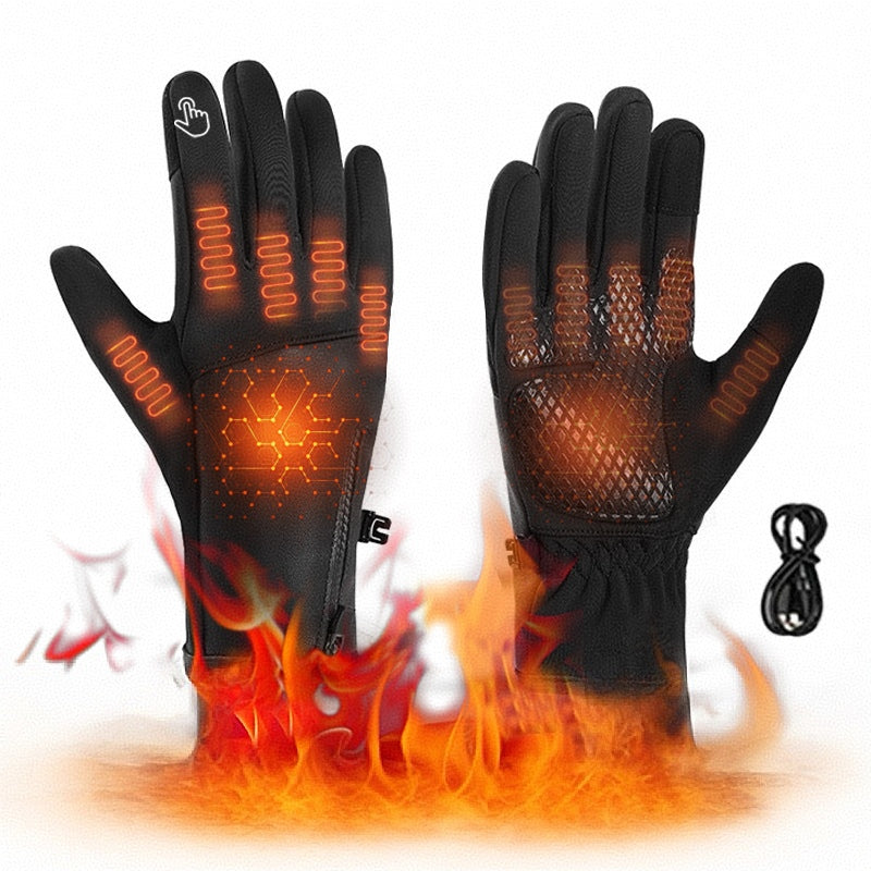 Inteligentní vyhřívané rukavice se 3 nastavitelnými stupni🔥  | Navrženo pro seniory, rychlé zahřátí během několika sekund, ochrana proti mrazu