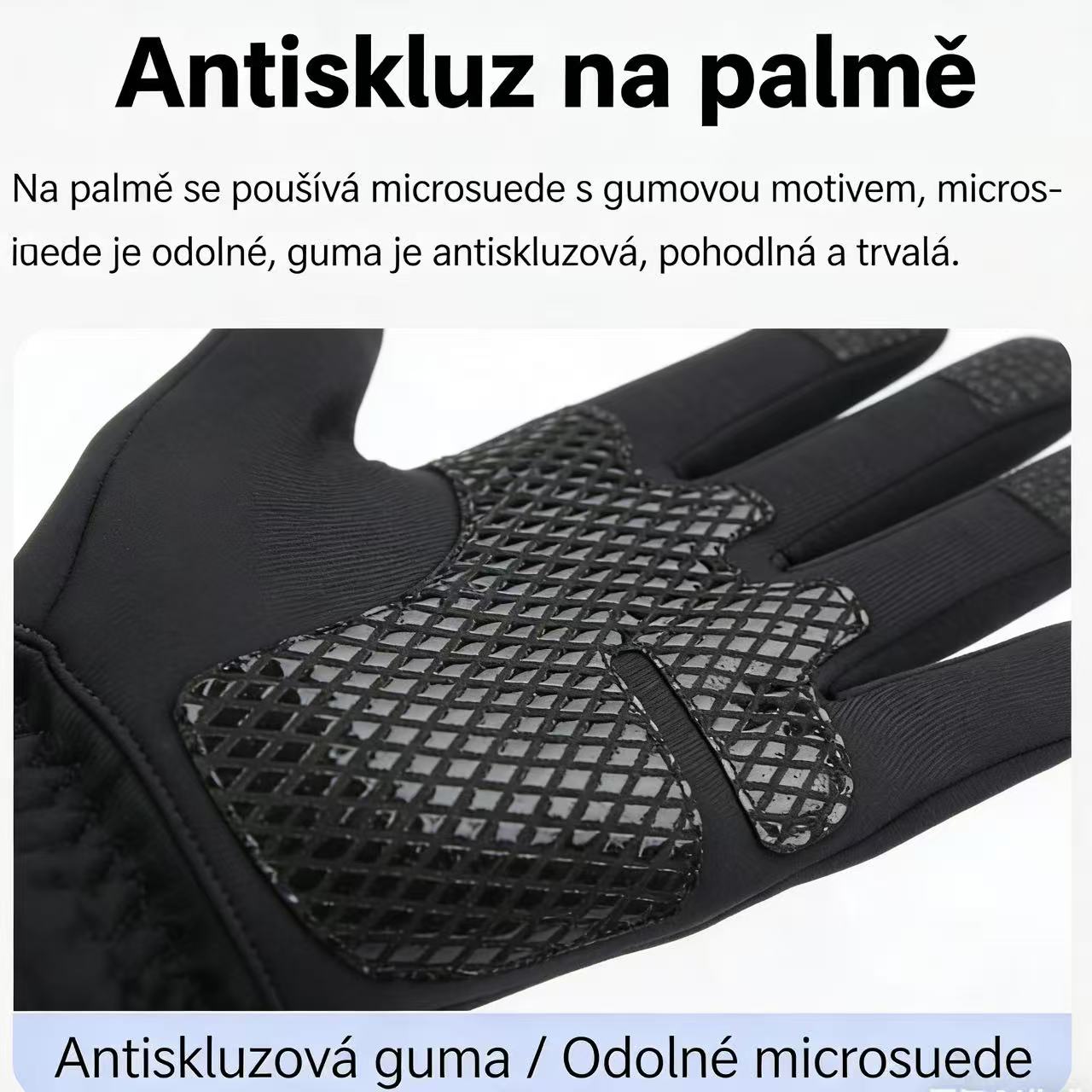 Inteligentní vyhřívané rukavice se 3 nastavitelnými stupni🔥  | Navrženo pro seniory, rychlé zahřátí během několika sekund, ochrana proti mrazu