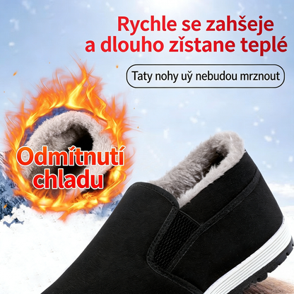 Tohle jsou boty, které skutečně potřebují lidé nad 50 let🥇🛡️Vysoké boty s fleecem – teplé, pohodlné, protiskluzové!