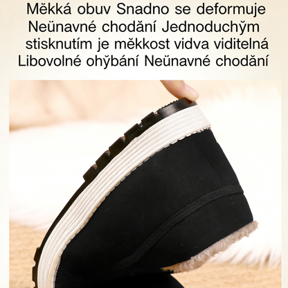 Tohle jsou boty, které skutečně potřebují lidé nad 50 let🥇🛡️Vysoké boty s fleecem – teplé, pohodlné, protiskluzové!