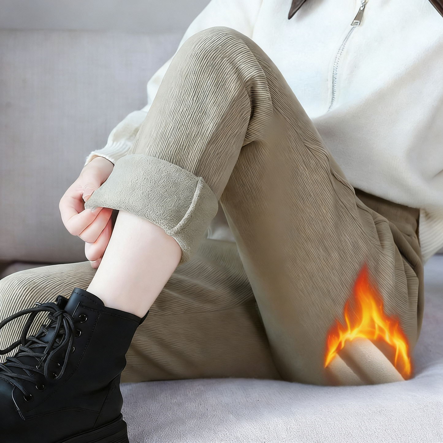 Teplé dámské kalhoty pro seniorky – měkké, hřejivé a praktické