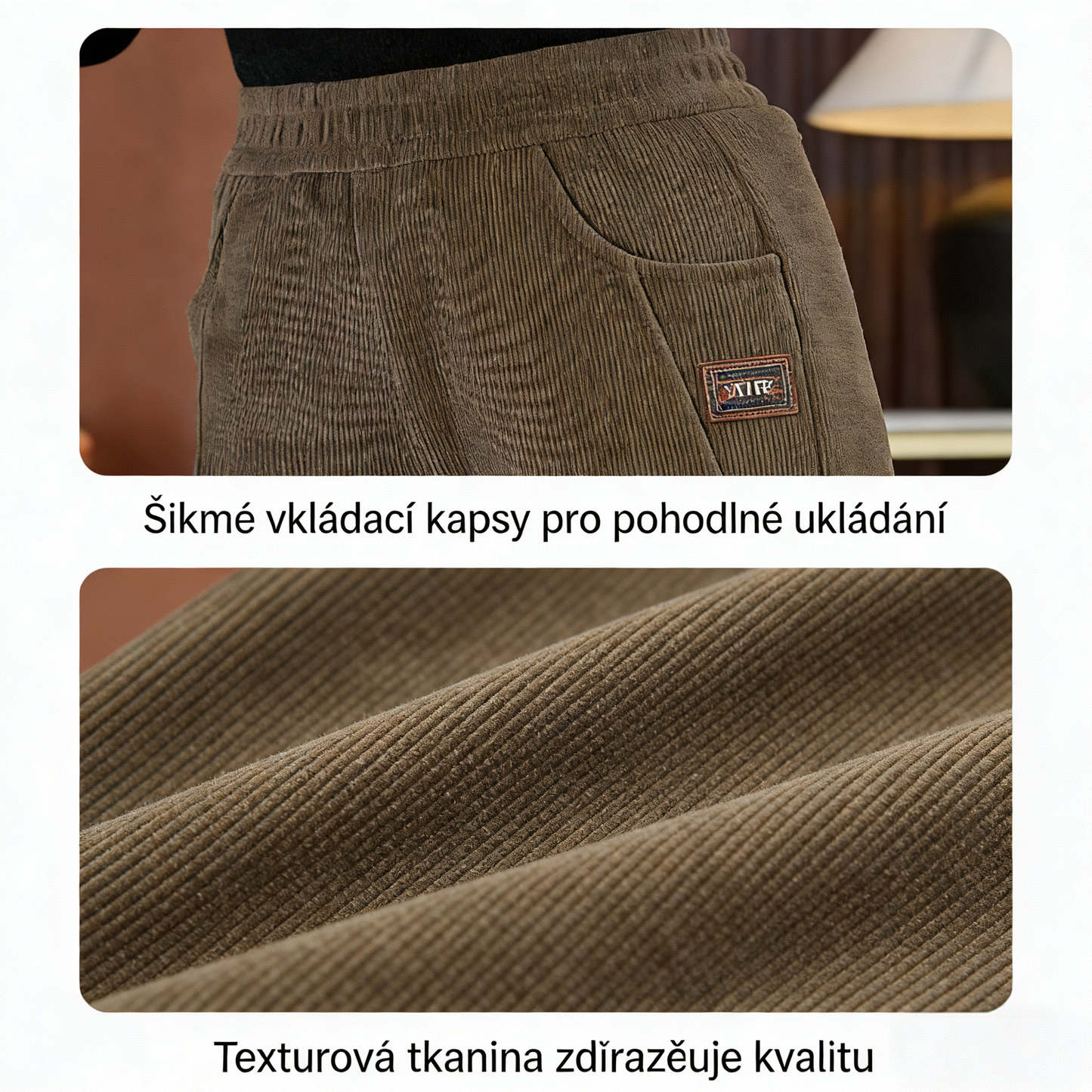 Teplé dámské kalhoty pro seniorky – měkké, hřejivé a praktické
