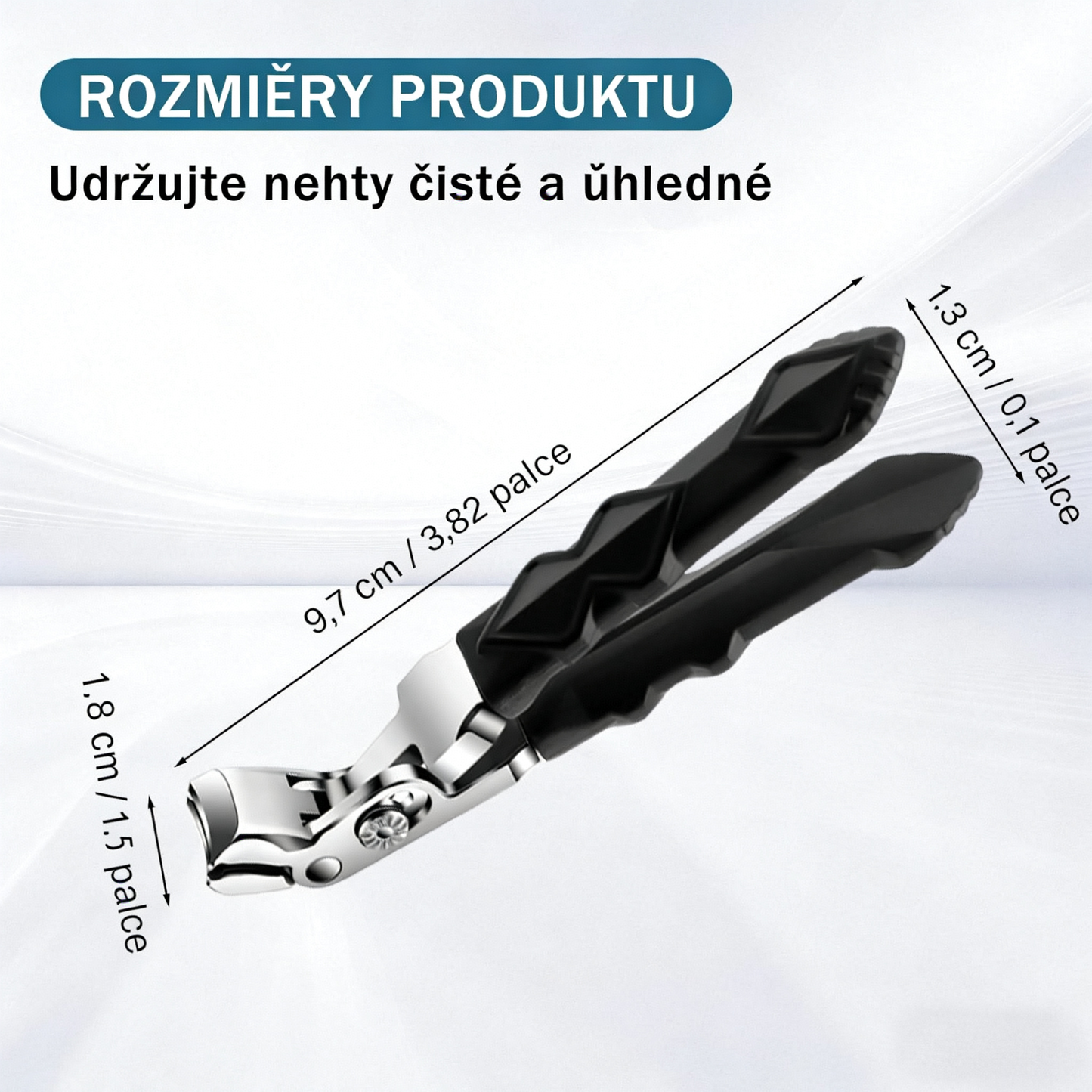 Elthivo OrthoClip™ – profesionální nůžky na nehty, ideální pro seniory, diabetiky, pacienty s problémy se zády nebo artritidou