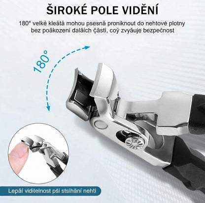 Elthivo OrthoClip™ – profesionální nůžky na nehty, ideální pro seniory, diabetiky, pacienty s problémy se zády nebo artritidou