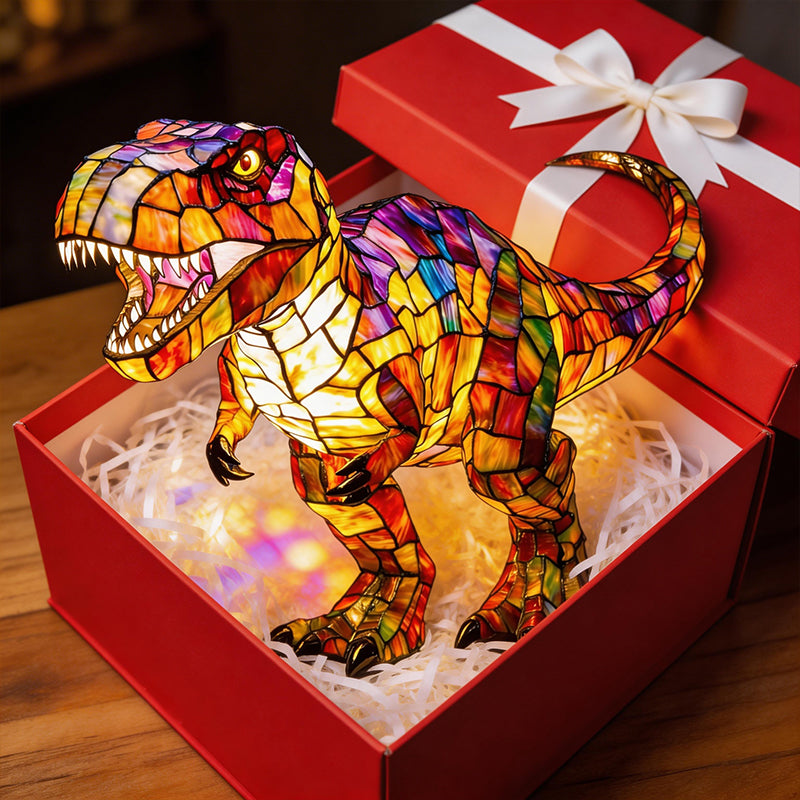 🎁Perfektní dárek pro vnoučata – roztomilá dinosauří lampa T-Rex🦖