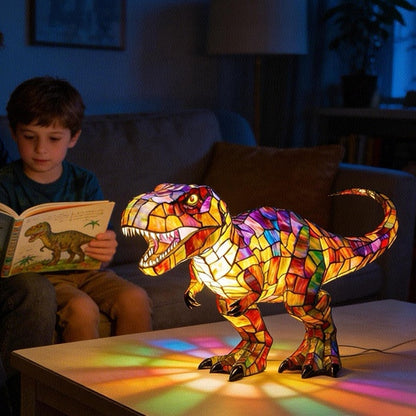 🎁Perfektní dárek pro vnoučata – roztomilá dinosauří lampa T-Rex🦖