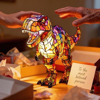 🎁Perfektní dárek pro vnoučata – roztomilá dinosauří lampa T-Rex🦖