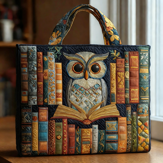 Elthivo Storybound Quilted Tote – Ručně vyráběná prošívaná taška s velkou kapacitou