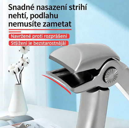 Lékařsky navržené kleštičky na nehty doporučené podiatry – stačí jemný stisk a snadno zastřihnete i silné a tvrdé nehty.