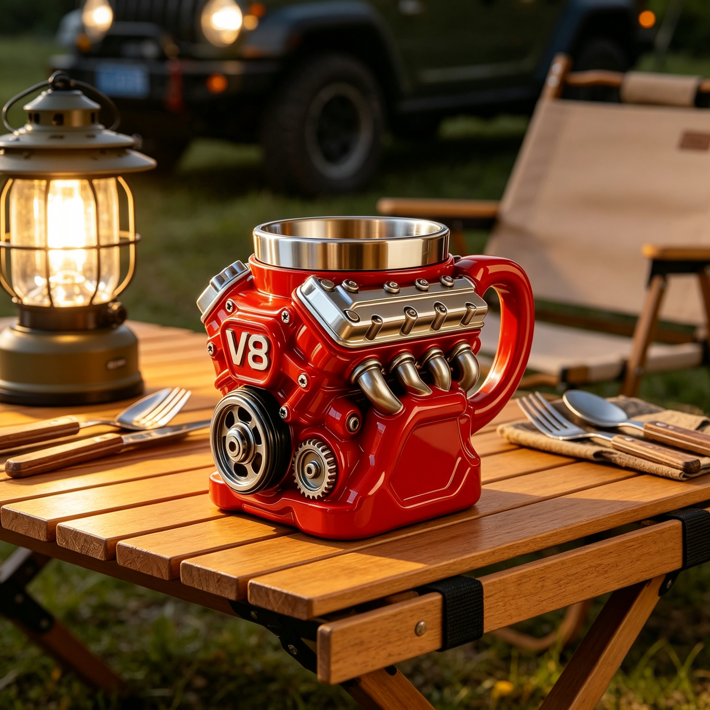 Elthivo Heritage V8 – designový hrnek inspirovaný motorem
