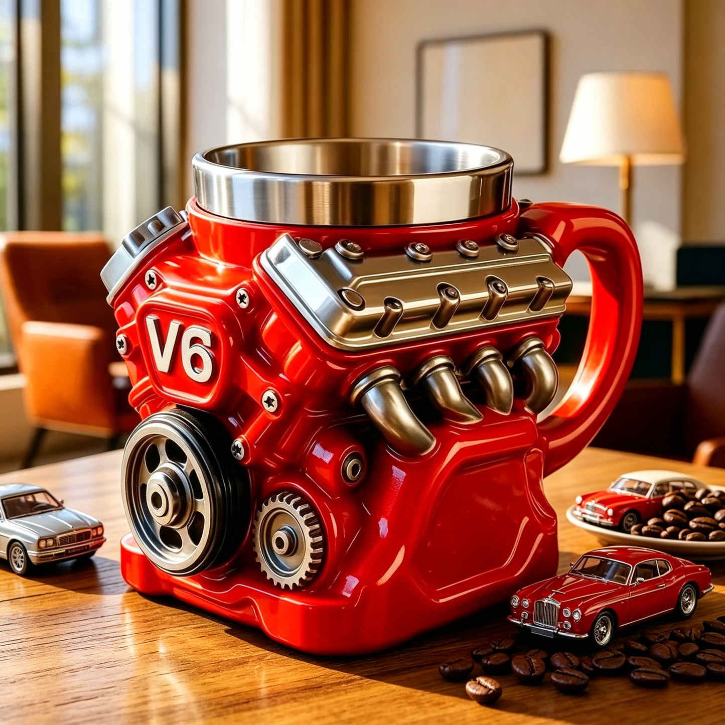 Elthivo Heritage V8 – designový hrnek inspirovaný motorem