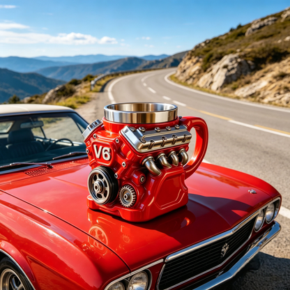 Elthivo Heritage V8 – designový hrnek inspirovaný motorem