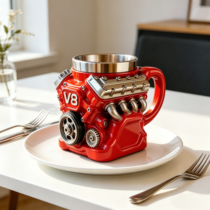 Elthivo Heritage V8 – designový hrnek inspirovaný motorem