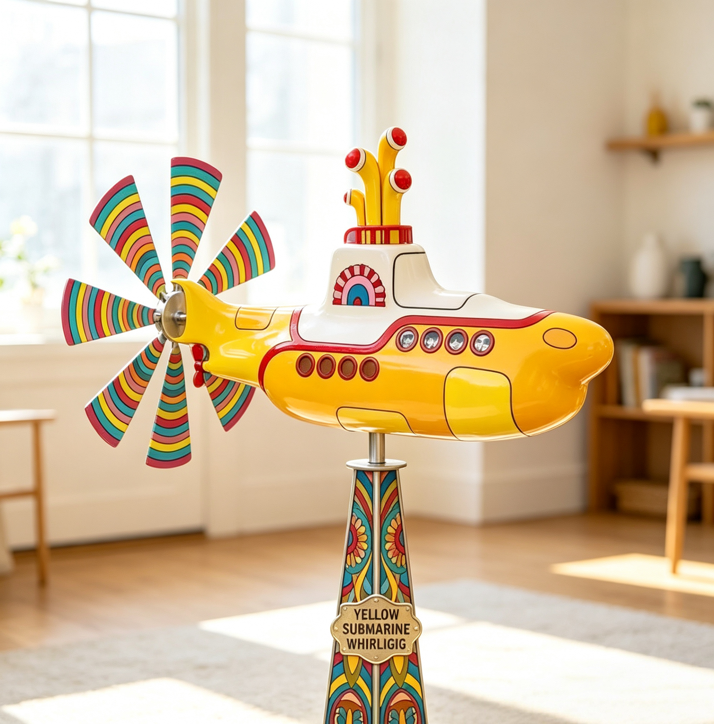 Elthivo Submarine Wind Spinner – retro dekorace, která oživí vaši zahradu