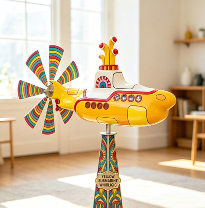Elthivo Submarine Wind Spinner – retro dekorace, která oživí vaši zahradu