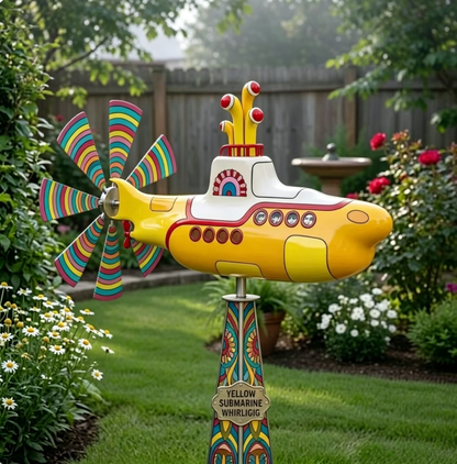 Elthivo Submarine Wind Spinner – retro dekorace, která oživí vaši zahradu