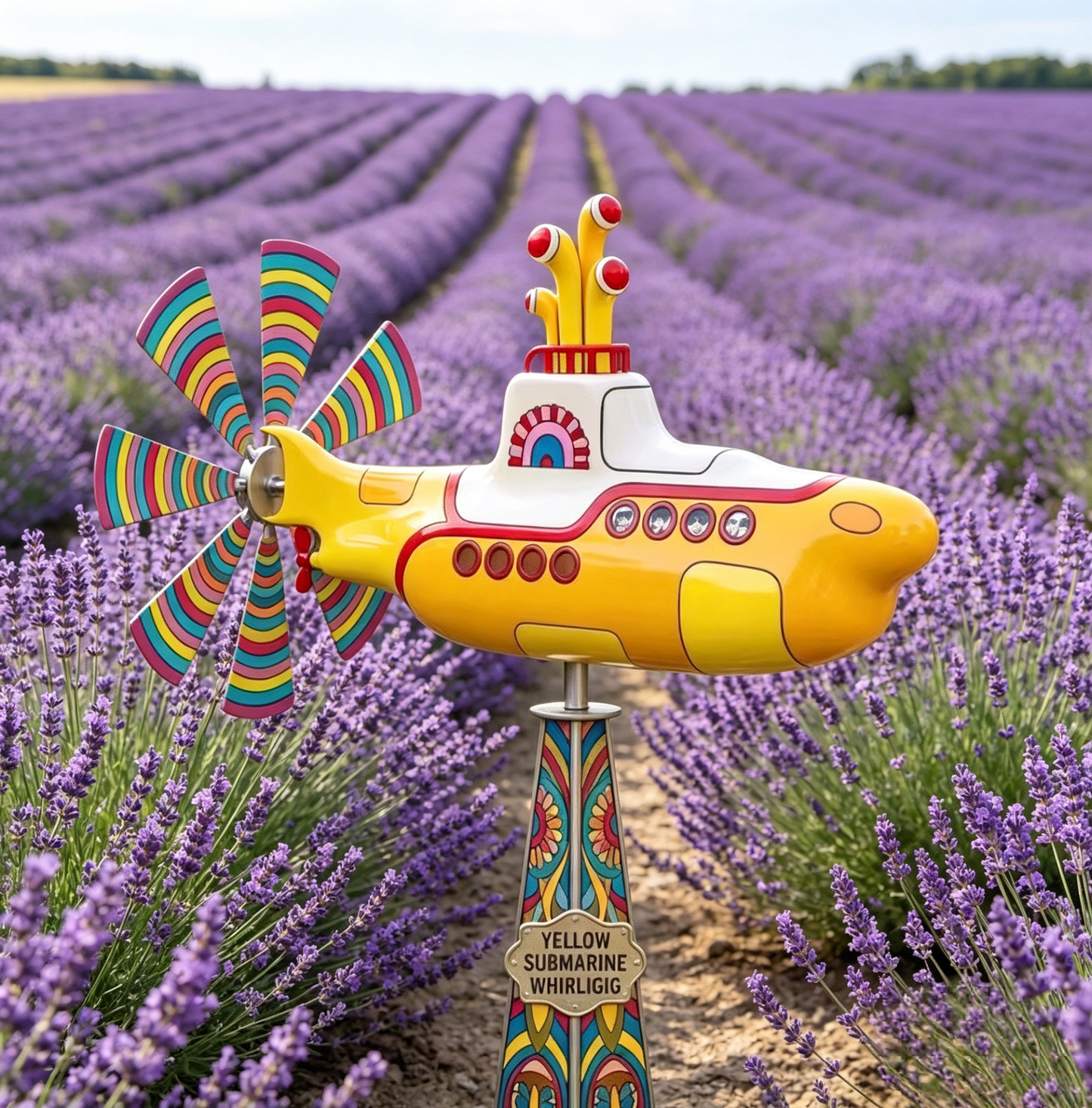 Elthivo Submarine Wind Spinner – retro dekorace, která oživí vaši zahradu