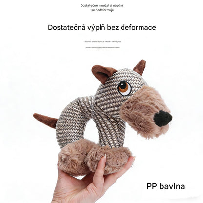 Odolná hračka z lněné tkaniny – uklidňuje a baví vašeho psa🐕