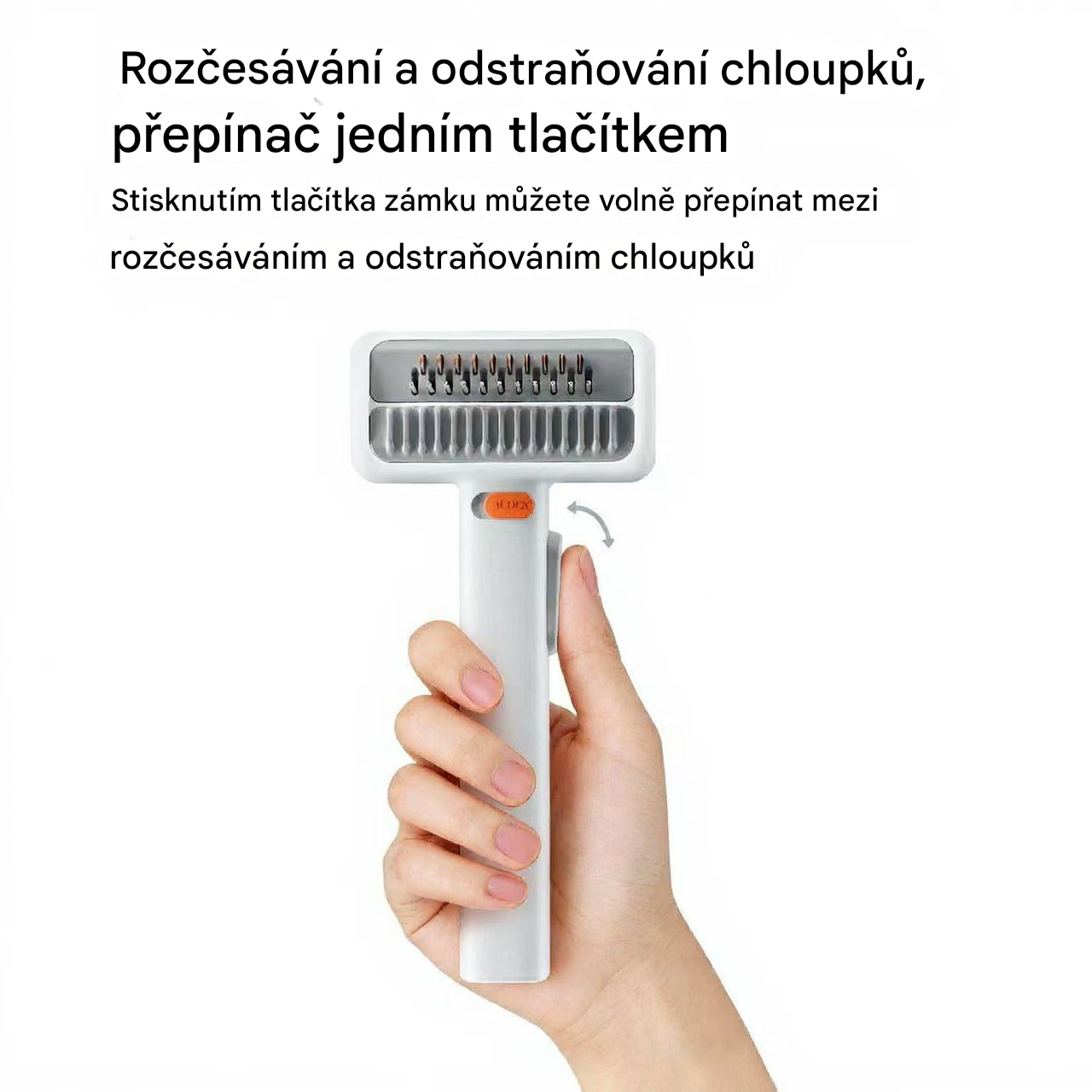 Elthivo SilkyFur™ – jemný rozčesávací hřeben pro psy a kočky