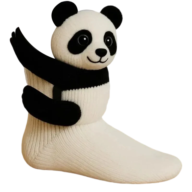 Neuvěřitelně měkké a hřejivé ponožky, které vám v zimě dopřejí jemné zvířecí obejmutí-– dokonalý dárek pod stromeček