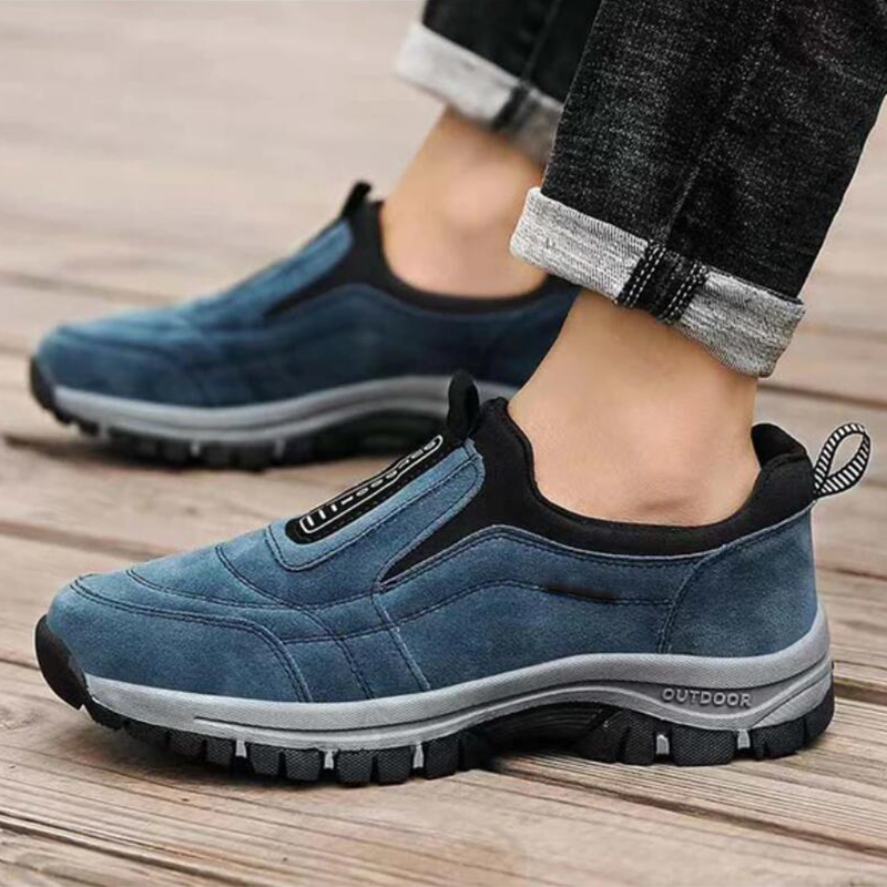 Voděodolné a pohodlné ortopedické boty pro muže vhodné na chůzi a turistiku