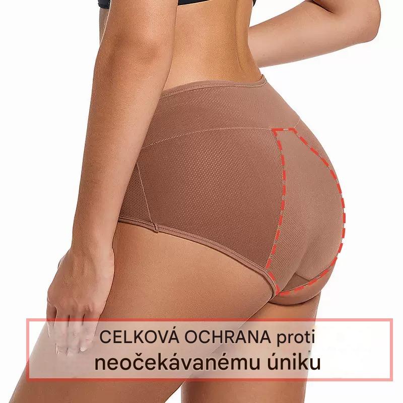 Dámské inkontinenční kalhotky pro střední a starší věk, s 10A antibakteriální nanotechnologií