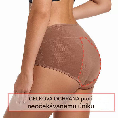 Dámské inkontinenční kalhotky pro střední a starší věk, s 10A antibakteriální nanotechnologií