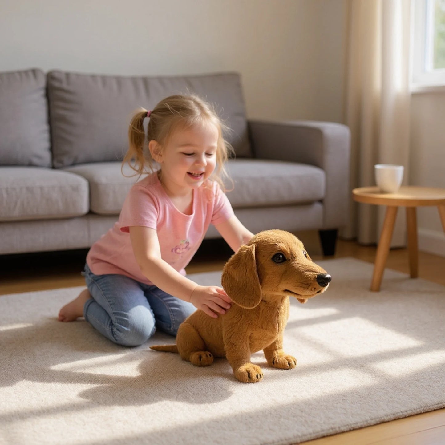 🎄 Vánoční hit roku! Roztomilý plyšový jezevčík, který si vaše vnoučata zamilují！