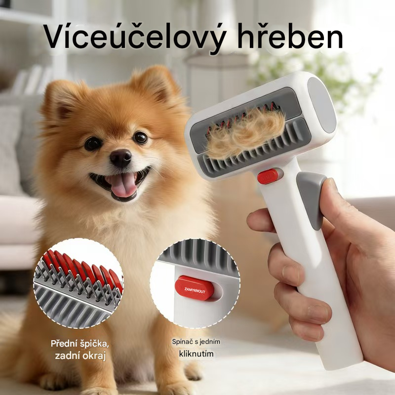 Elthivo SilkyFur™ – jemný rozčesávací hřeben pro psy a kočky