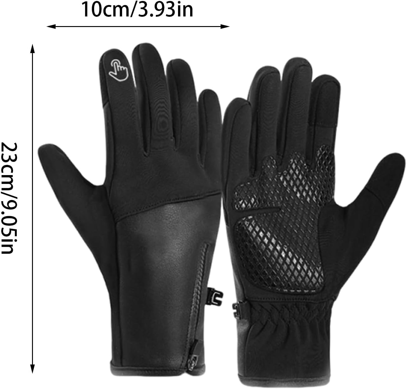 Inteligentní vyhřívané rukavice se 3 nastavitelnými stupni🔥  | Navrženo pro seniory, rychlé zahřátí během několika sekund, ochrana proti mrazu