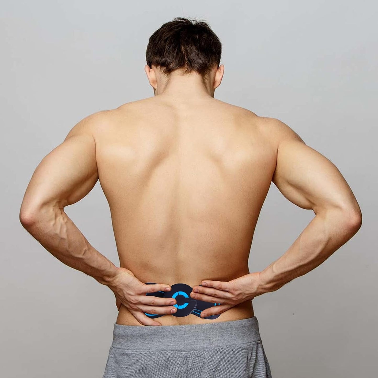 Přenosná pulzní masážní náplast｜Kompaktní masážní přístroj pro úlevu od únavy krční, bederní a zádové oblasti