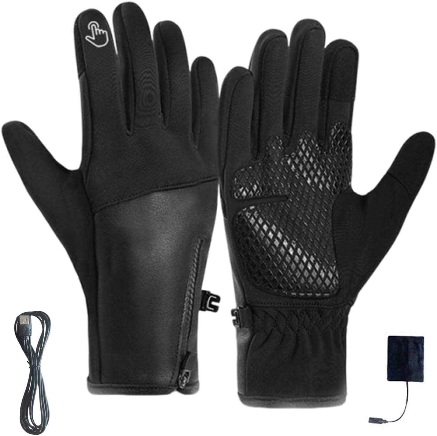 Inteligentní vyhřívané rukavice se 3 nastavitelnými stupni🔥  | Navrženo pro seniory, rychlé zahřátí během několika sekund, ochrana proti mrazu