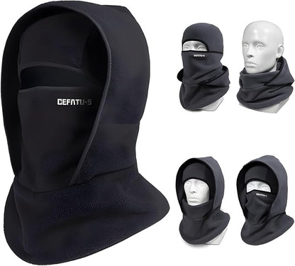 Multifunkční 3v1 čepice – šála, rouška a čepice v jednom, snadné nasazení během pár sekund, ideální pro zimu a ochranu před chladem❄️